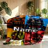 Custom Name Personalized Five Nights at Freddy's Print Blanket, Home Decor, Bedroom, Sofa, Camping, Couch, Gifts for Birthday Christmas