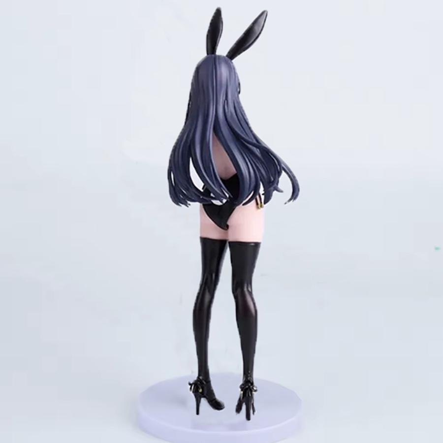 Hentai Figure Kuro Bunny Kouhai-chan Action Figure Sexy Bunny Girl PVC Adult Collection Model Doll Toy
