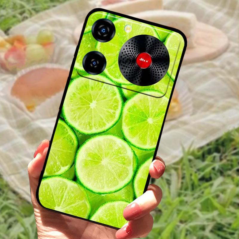 Per ZTE Nubia Custodia Musica Antiurto TPU Silicone Nero Paraurti Cover Per ZTE Nubia Custodie Telefono Musica Carina Cover Posteriore Fundas Capa