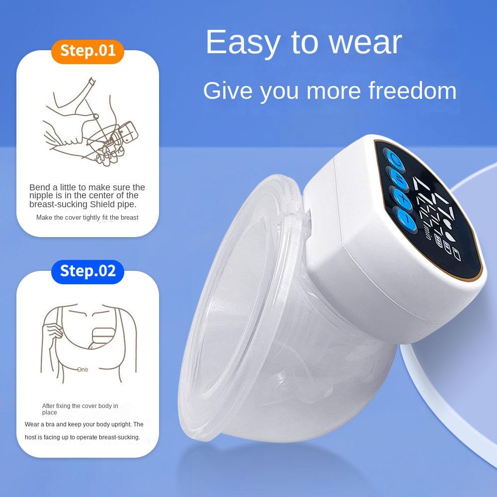 Tragbare elektrische Milchpumpe mit hoher Saugkraft und tragbarer, tragbarer, leiser, freihändiger Melkmaschine für die Zeit nach der Geburt