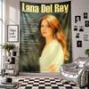 Wall TapestryLana Del Rey Art Hanging Cloth Decorative Background Cover for Room Decoration