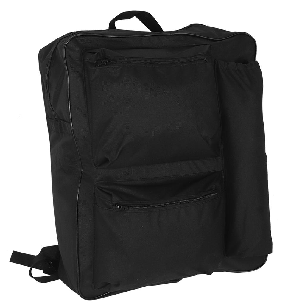 40x14x48cm Rollstuhl-Aufbewahrungstasche, tragbarer Wagen, große Kapazität, wasserdichte Hängetasche, schwarz