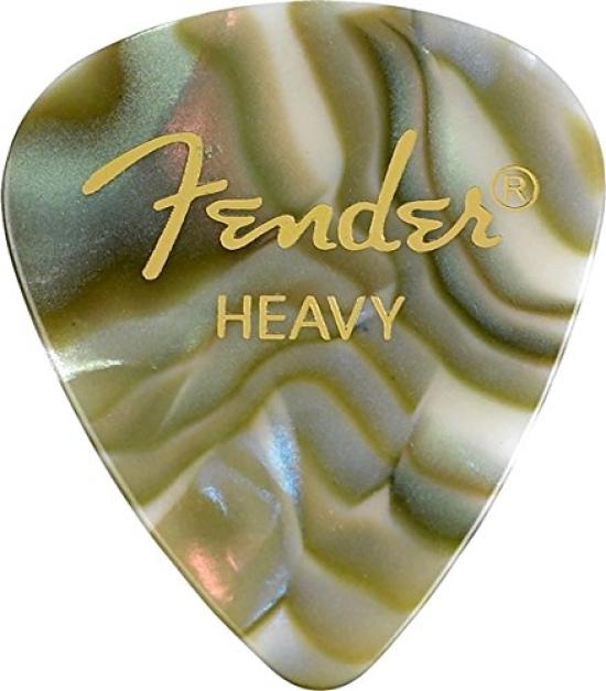 Fender 8 Teardrop Heavy Guitar Picks of each [8-Color Assortment] (1 color)