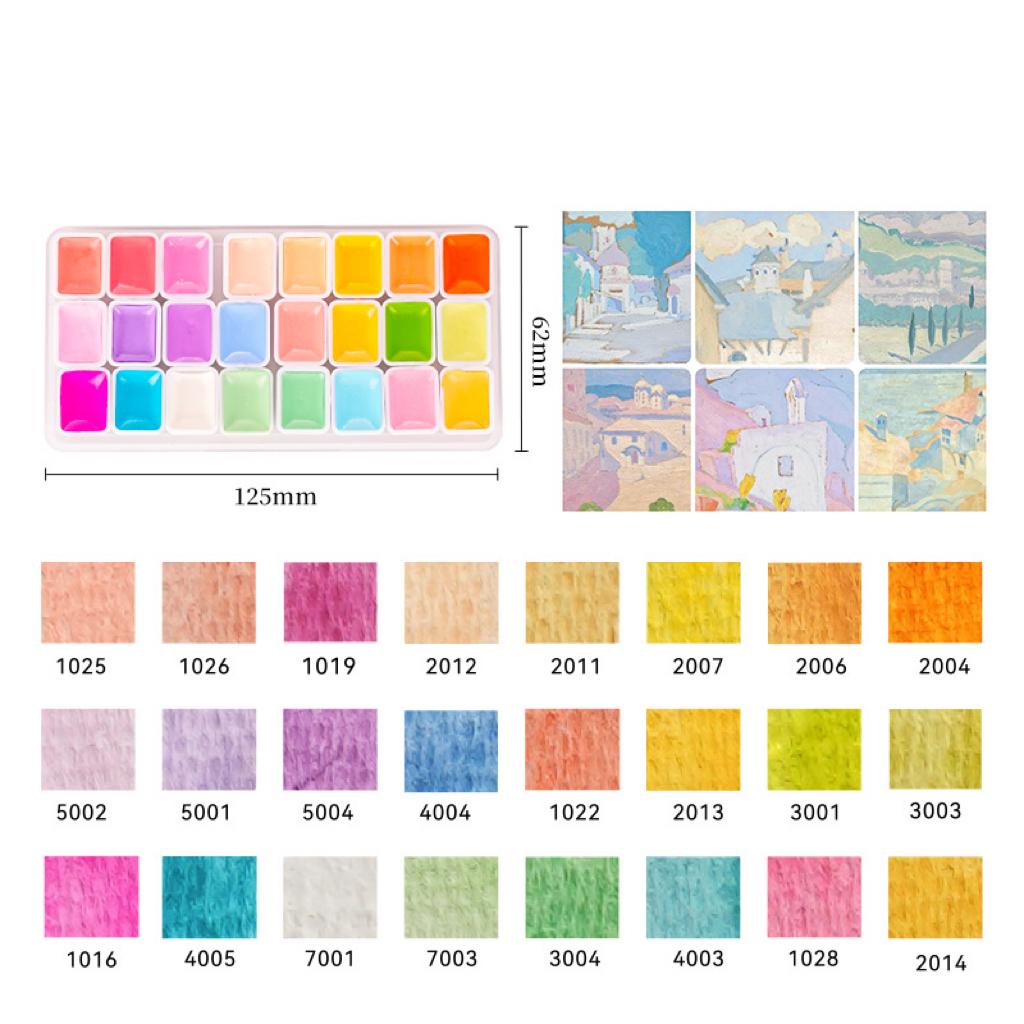 

Artists Watercolors Paint Set 24/96/216 Colors 1ml Acuarela Professional Pigments Art Supplies, for Art Drawing Sketching