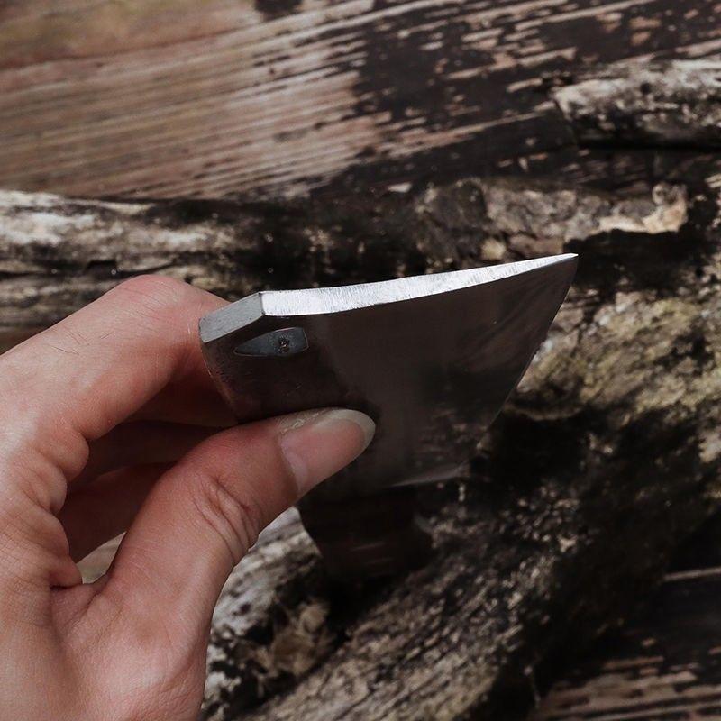 Hand-Forged Manganese Steel Outdoor Sickle: Perfect for Splitting and Chopping Wood