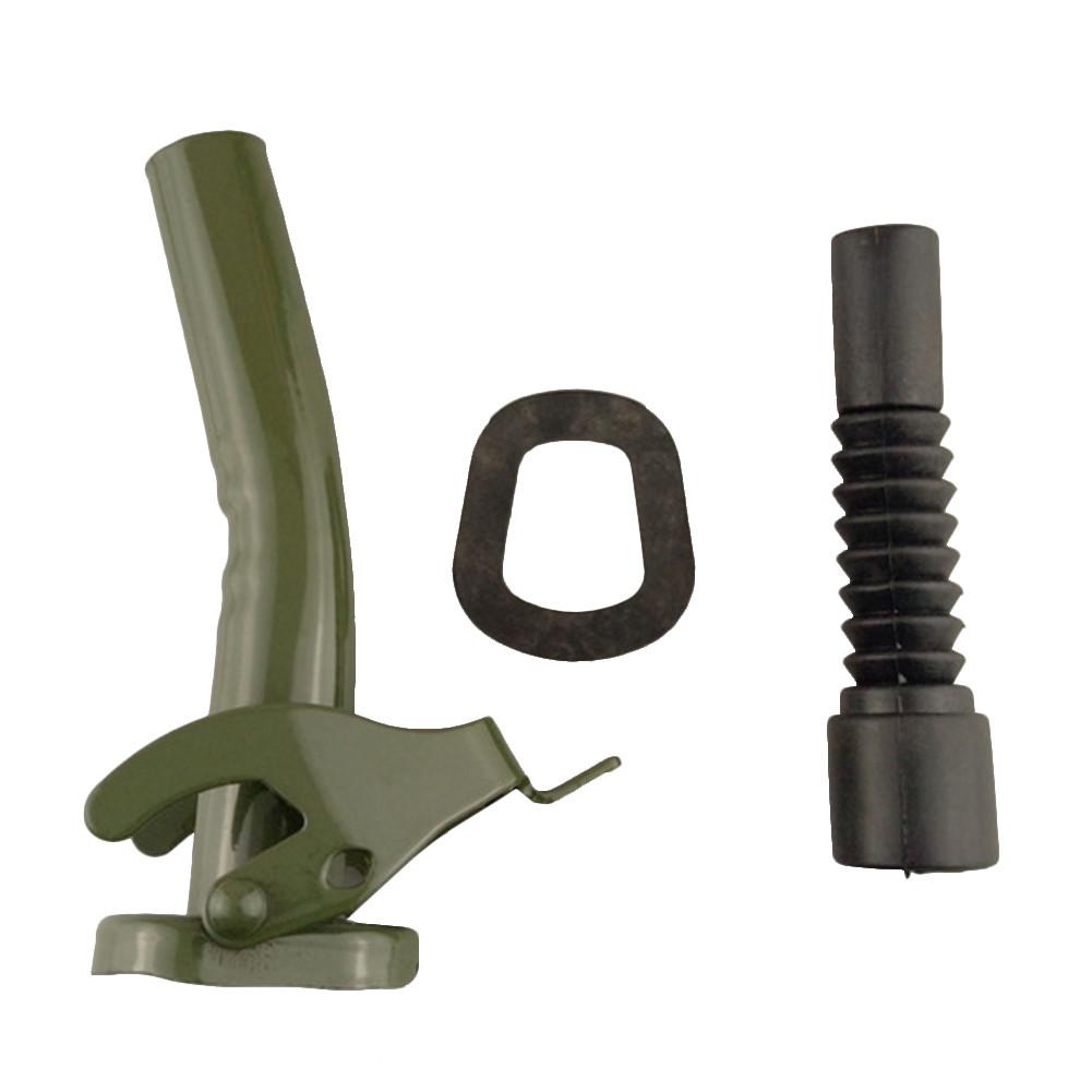 Metal Barrel Oil Guide Tube Flexible Durable Pouring Spout with Fuel Nozzel For 5/10/20L Standard Jerry Fuel Cans