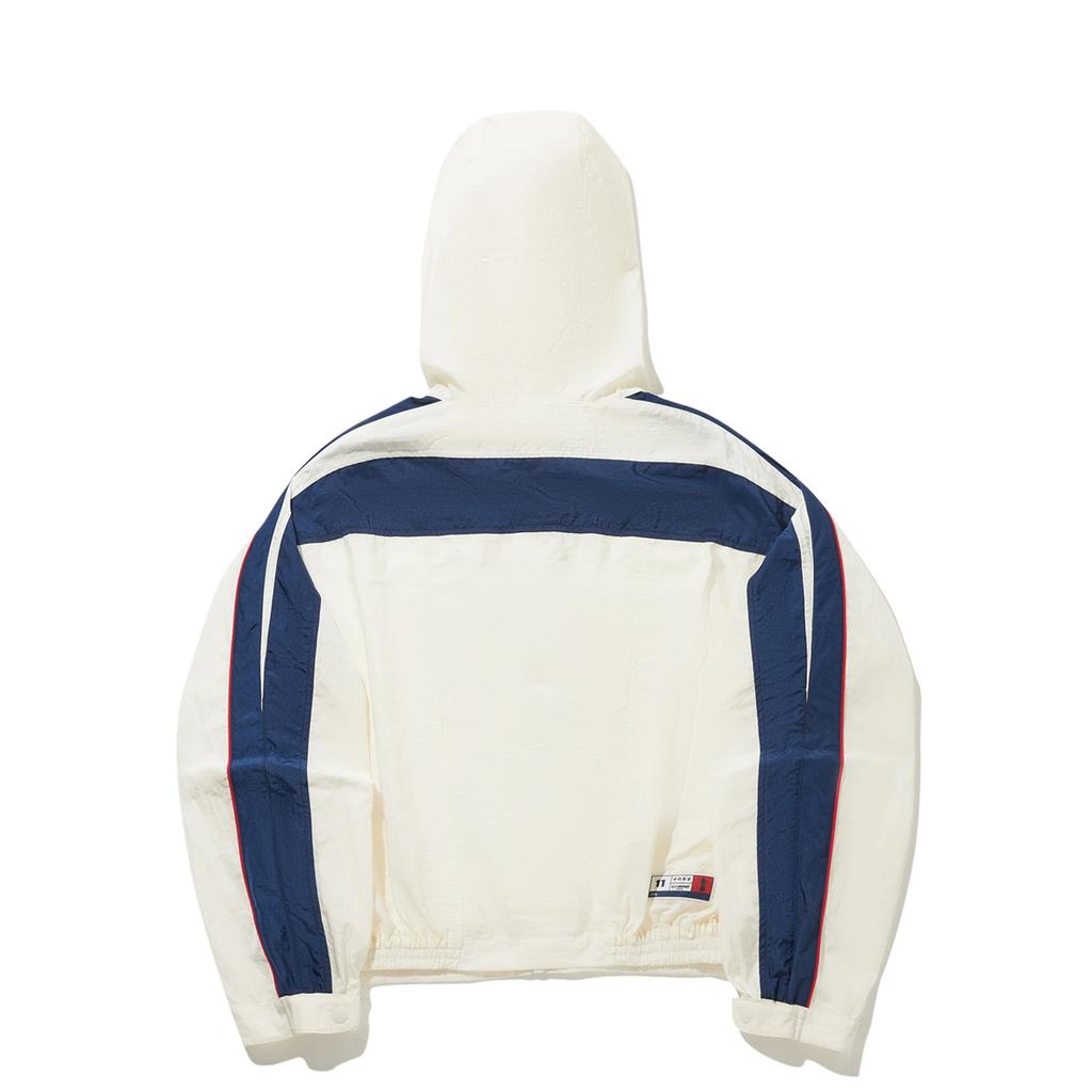 Li Ning Color Block Hooded Zip Windbreaker Women outerwear AFDWE86-1