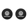 2pcs Car Cup Holder Insert Pad Emblem Coaster Anti-Slip Mat For VW Golf Tiguan T-Roc Polo Passat ID.4 T-Cross ID.3 Taigo ID.7 zj6