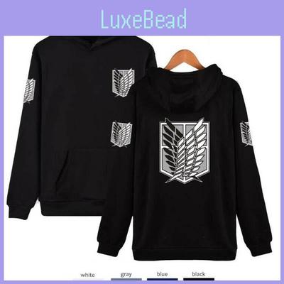 No Kyojin Attack On Titan Wings Hoodie Cozy Pullover For Ultimate Comfort**