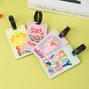 New Creative PVC Luggage Tag Cartoon Anti Lost Luggage Tags Boarding Pass Name Address Lable Luggage Identification Accessories