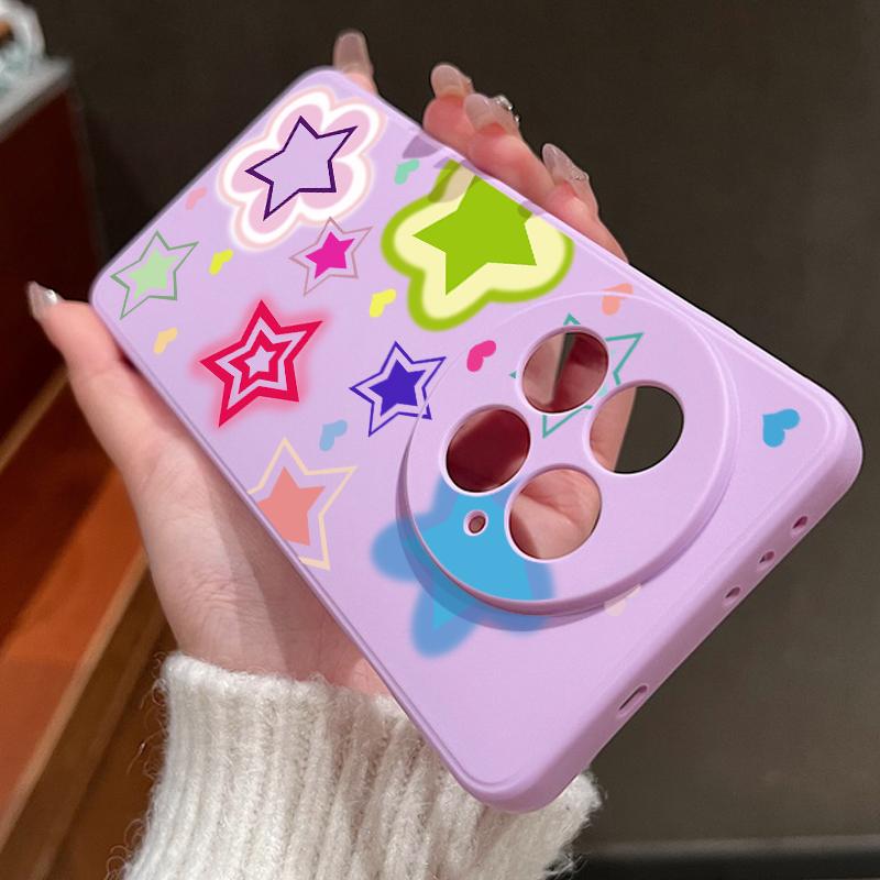 Buntes Sternenmuster Hülle Für OnePlus 15 13 13T 12 Weiches TPU Silikon Cover Für Oneplus Nord 5 13R 12R 11R 5G