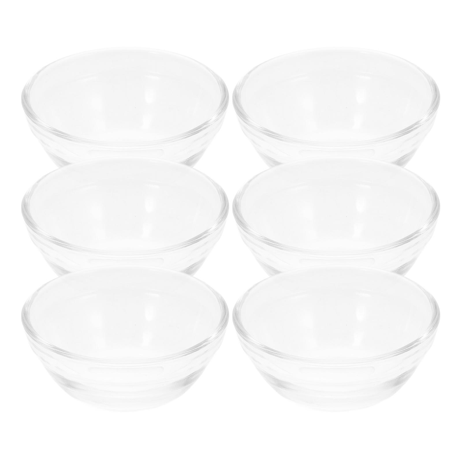 

6 шт. Фруктовая миска для торта Бозай, сервировочная утварь для салата, сложенные миски, стеклянный контейнер для еды