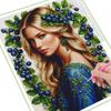 Diamond Painting New Collection Beautiful Woman and Blueberry Diy Full Square Round Drill Rhinestone Embroidery Sale Girl Mosaic Cross Stitch Kits
