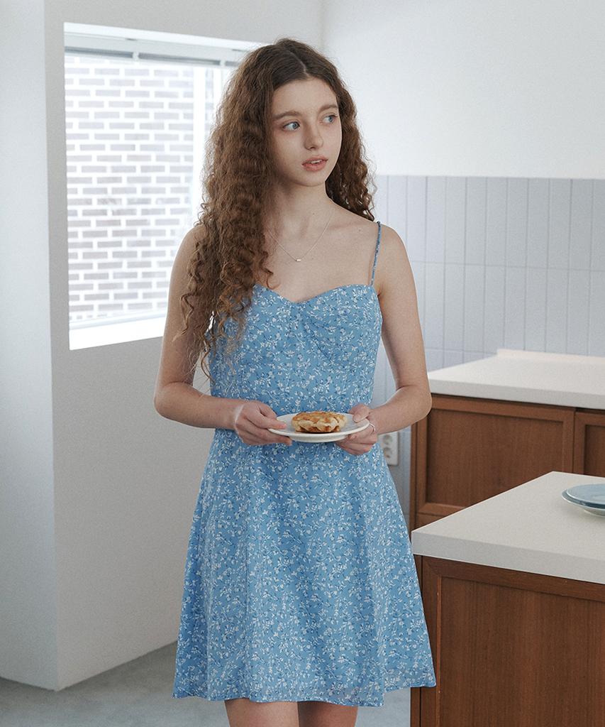 Jyudiaenpol Floral Bustier Dress