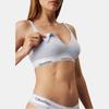 Calvin Klein Letter Underwear Comfortable Sports Breathable Bra Women underwear Blue 000QF6218E-CIQ
