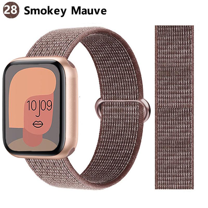 2pcs Straps For Apple Watch Band 44mm 40mm 45mm 46mm 42mm 49mm 41mm Nylon Loop Bracelet iwatch Series 10 9 8 7 6 5 3 se ultra 2
