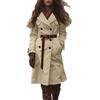 2025ins Women's European & American Double-Breasted Western Trench Coat - Autumn & Winter