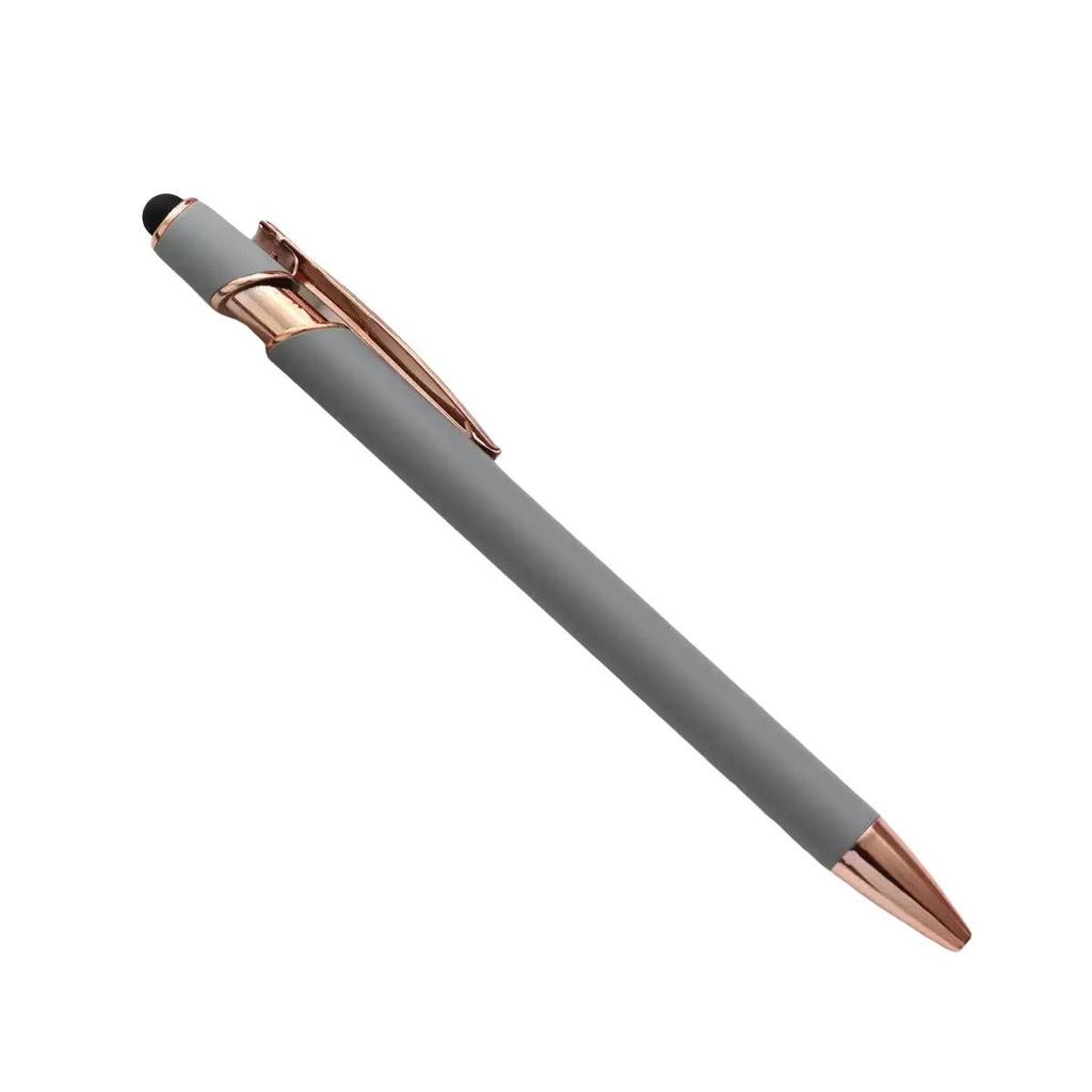 Meiji Touch Screen Capacitive Metal Ballpoint Pen with Aluminum Barrel and Printed Logo