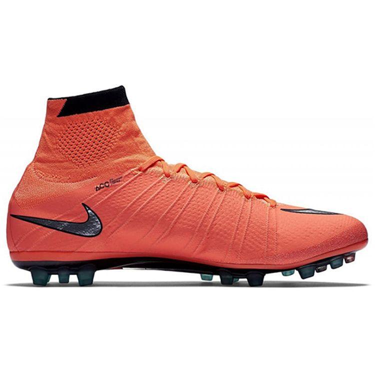 Nike Artificial Turf AG (Rubber Short Studs) Shock Absorbing Non-Slip Durable Soccer Shoes Men Soccer Shoes Orange 717138-803