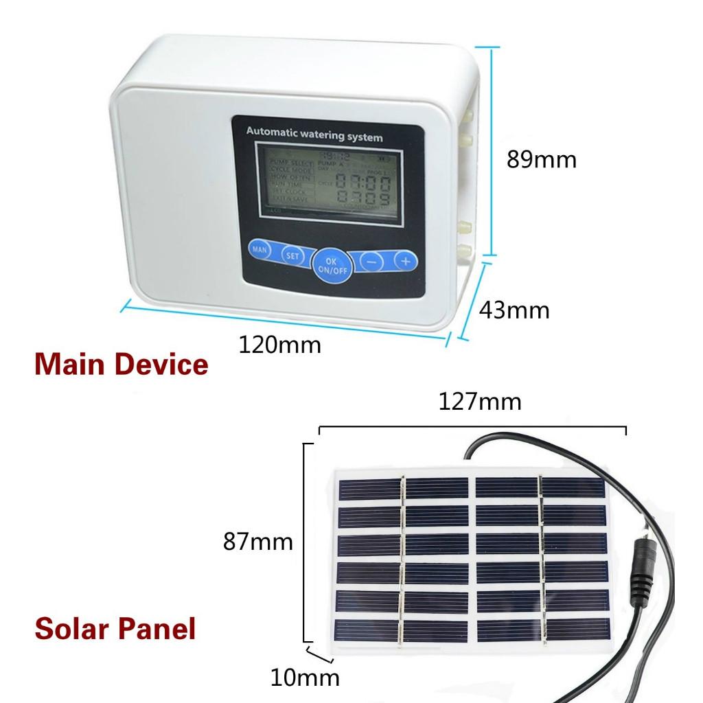 Houseplants Self Watering System Garden Plant Self Drip Irrigation Kit Solar Automatic Watering Device