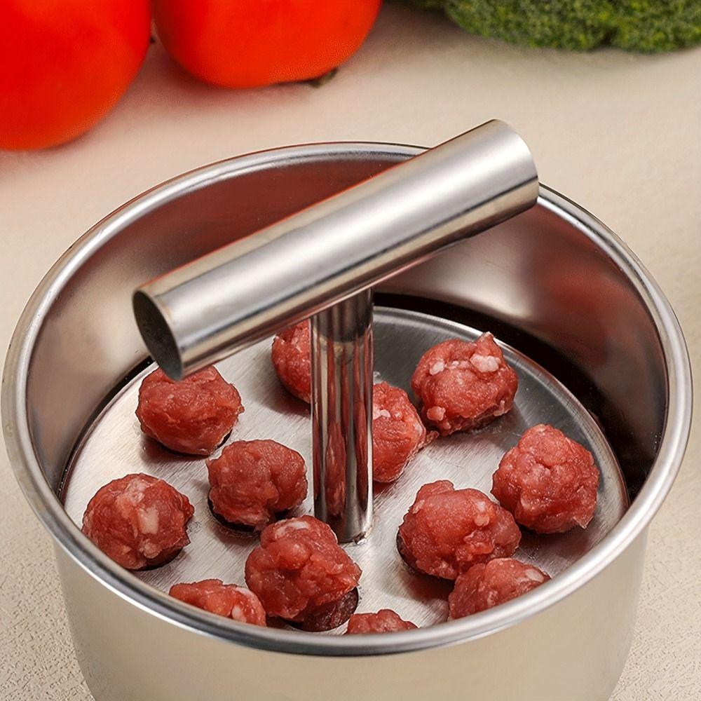 Stainless Steel Meatball Maker Tool Meatball Shrimp Slide Mold  Fish Balls