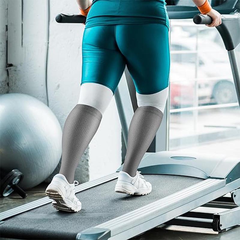 Three-Pair Pack Plus Size Knee-High Compression Socks for Wide Calf - Extra Large Support & Circulation Pressure Socks