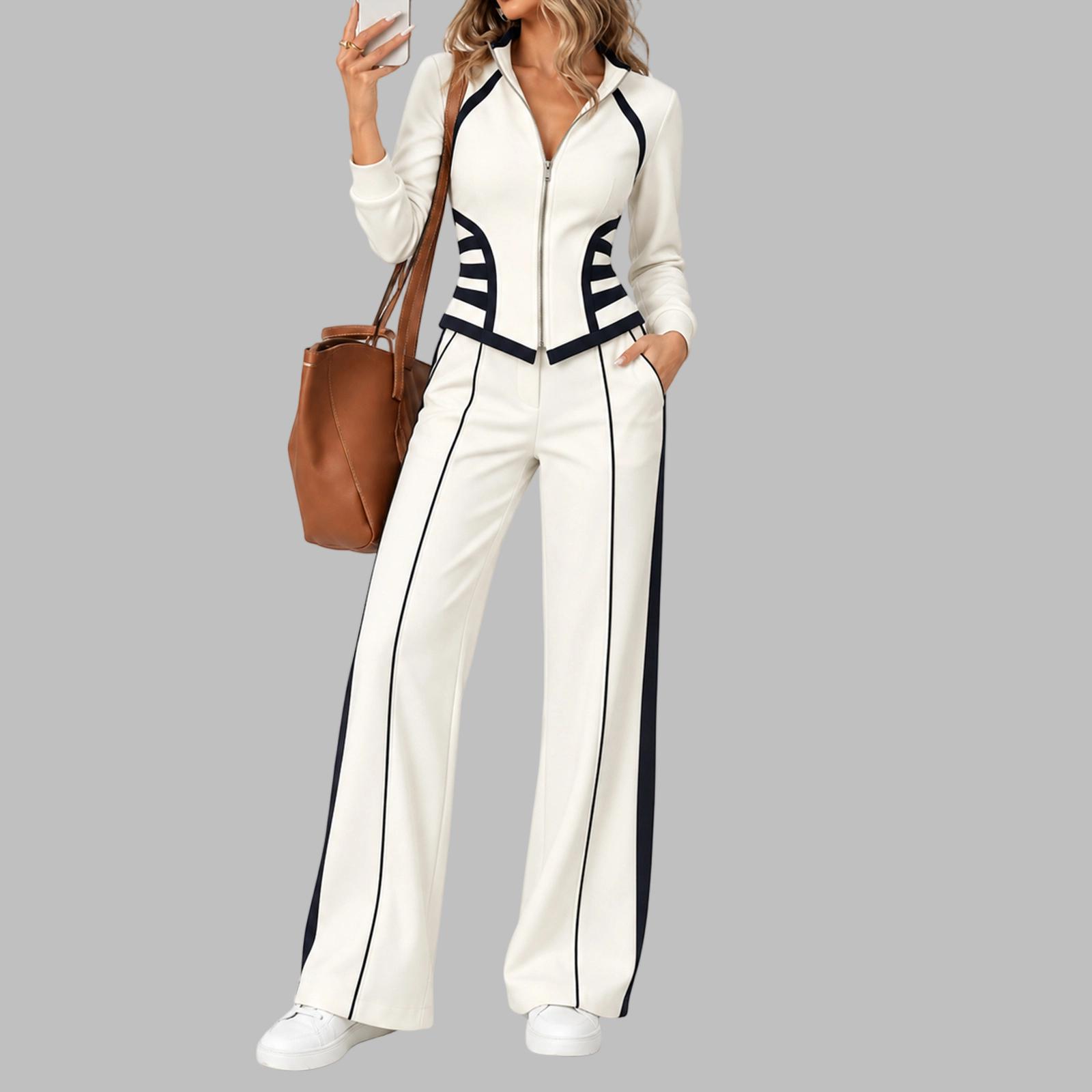 Women`s Stylish 2 Piece Tracksuit Long