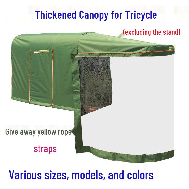 Elektryczny Trójkołowiec W Pełni Zamknięty Osłona Przeciwsłoneczna i Deszczoodporna Gruba Pokrywa Daszka od Leide Zhu