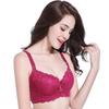 Plus Size Lace Push-Up Bra with Underwire - Breathable & Adjustable for Enhanced Bust