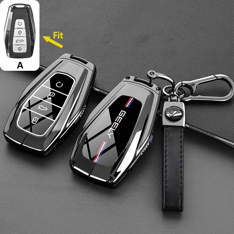 Key Case Cover for Geely Coolray Okavango Atlas Monjaro Tugella Emgrand X50 X70 X6 X7 EX7 GC9 Global Hawk GX7 Car Accessories