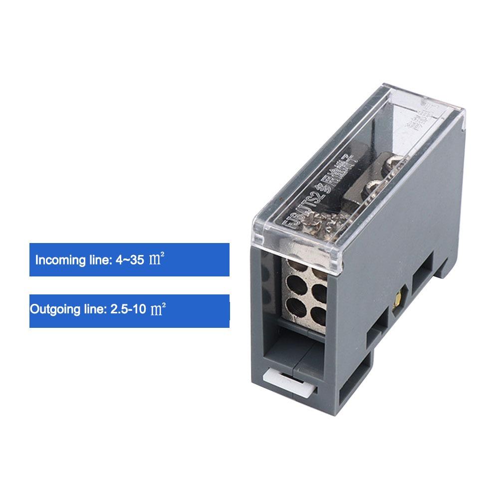 150A Distribution Box One In Multiple Out Power Junction Box Wiring Terminal  for Circuit Breaker