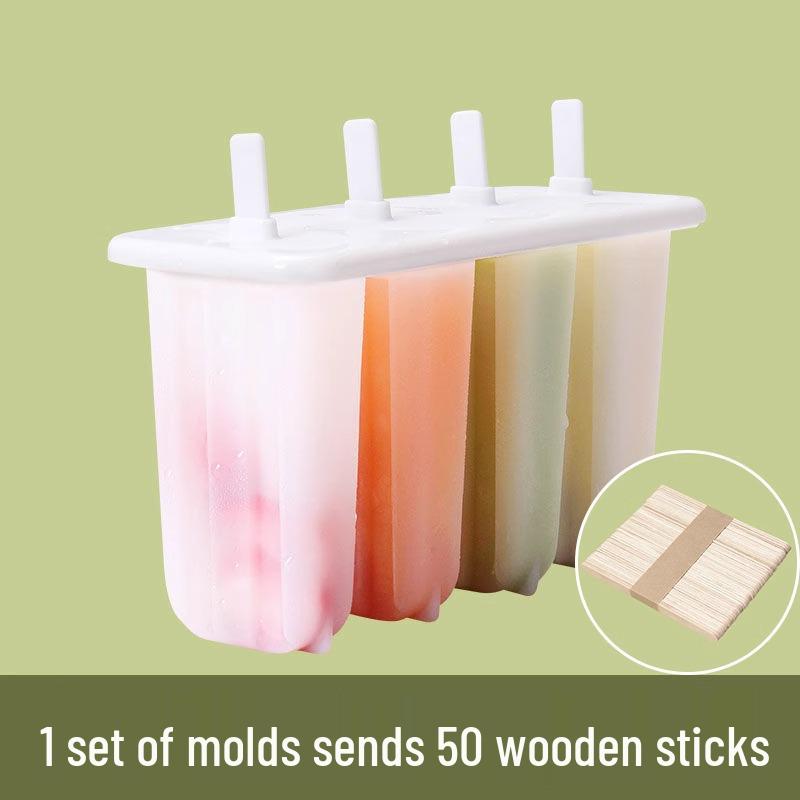 Child-Friendly Homemade Popsicle and Ice Cream Mold Box for Summer
