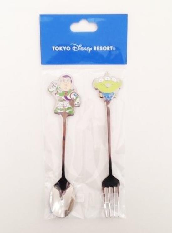 

Buzz Lightyear Green Men Spoon Fork Toy Story Resort & & [Disney Exclusive]