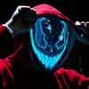 Halloween LED Gesichtsbedeckung Gruselige Leuchtende Gesichtsbedeckung Halloween Cosplay Maske für Party Karneval