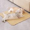 Carpet Cat Scratching Mat with Sticky Tapes Sisal Fabric Cat Scratching Pad Cat Horizontal Scratcher Protect Furniture and Wall