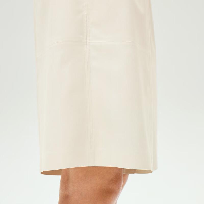 LESS 2024 Spring PU Leather Casual Shorts