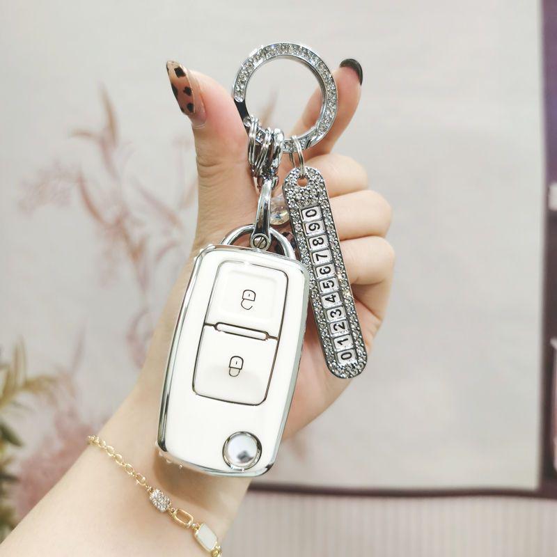 New Energy Electric Sedan Key Cover for D50/D70/D80 - Unisex Remote Control Case