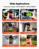 Thermal Imaging Camera for Android & iOS, 512 X 384 Super Resolution with Macro Lens, 25HZ Refresh Rate Infrared Thermal Imager for Smartphones