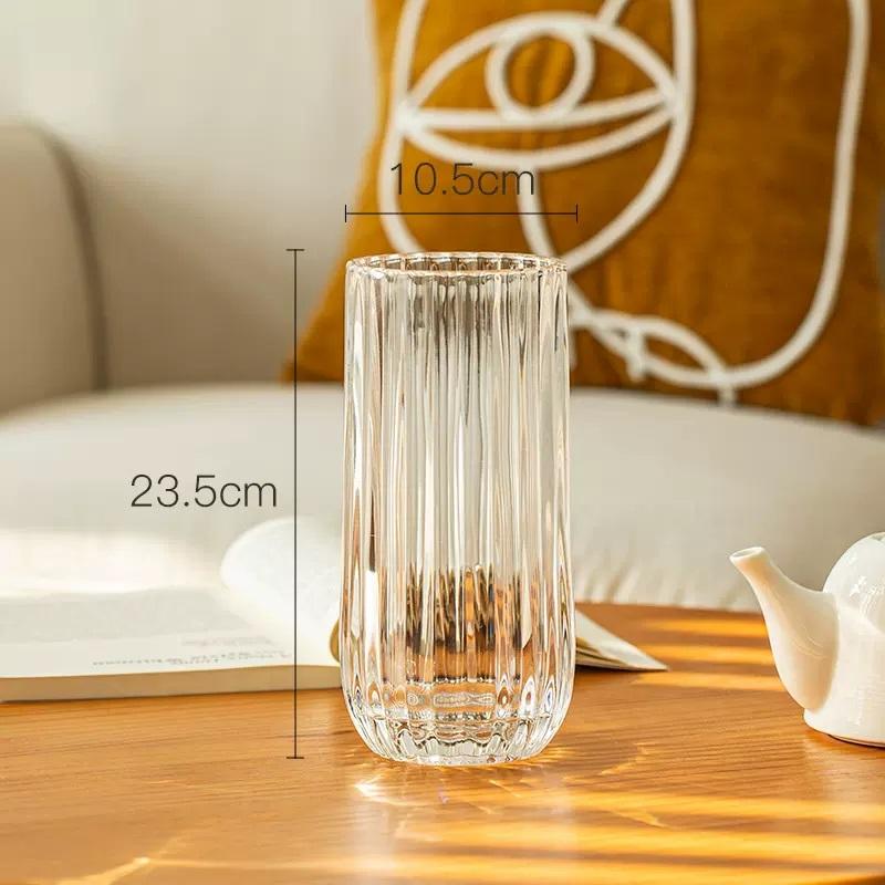 

Ваза Стеклянная ваза Украшение дома Украшения Цветочная композиция Ваза для цветов A-S