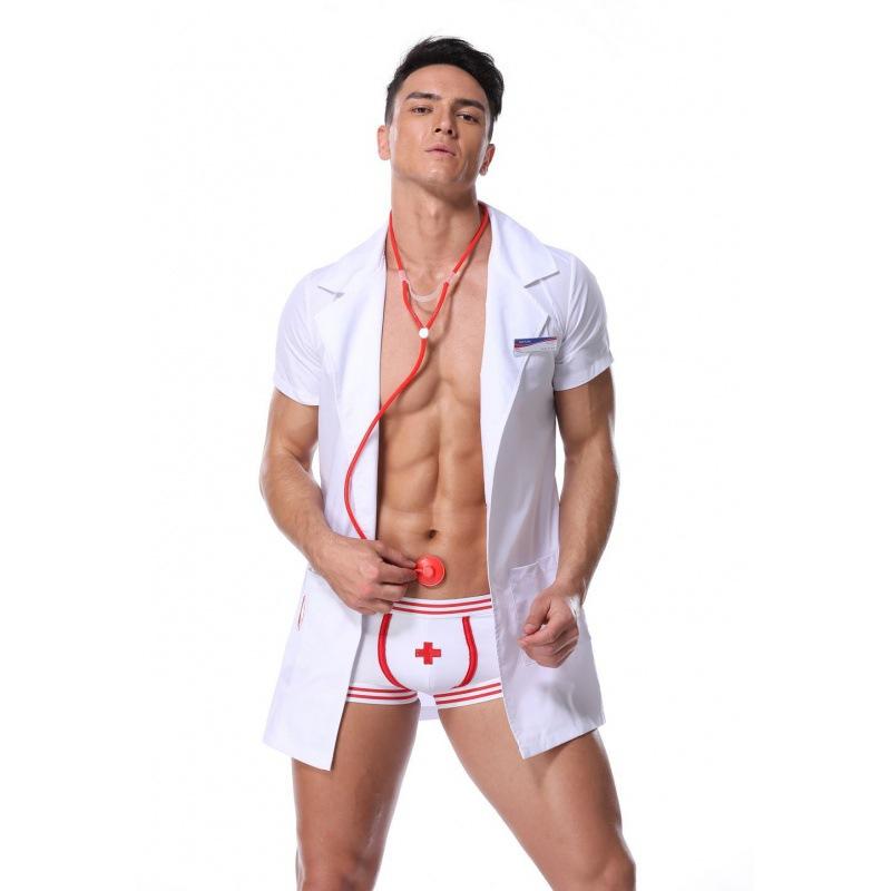 Sexy Male Underwear Men Erotic Uniforms Doctor Roleplay Porn Costumes Nightclub Outfit Husband Date Lingerie Exotic Set