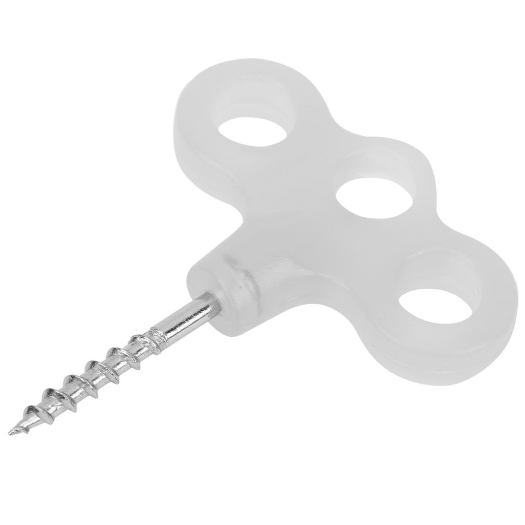 10Pcs Luminous Three Eyes Thread Tent Peg Nails Outdoor Camping Board Screw Plastic Tip