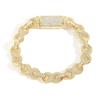 Eternity Lemniscate Bracelet 10mm Figure 8 Cuban Chain Micro Pave Zircon Endless Symbol Hip Hop Jewelry Men Women