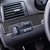 For BMW E46 1998-2005 Carbon Fiber Trument Central Center Panel Trim Strip Car Interior Accessories Decorative Stickers