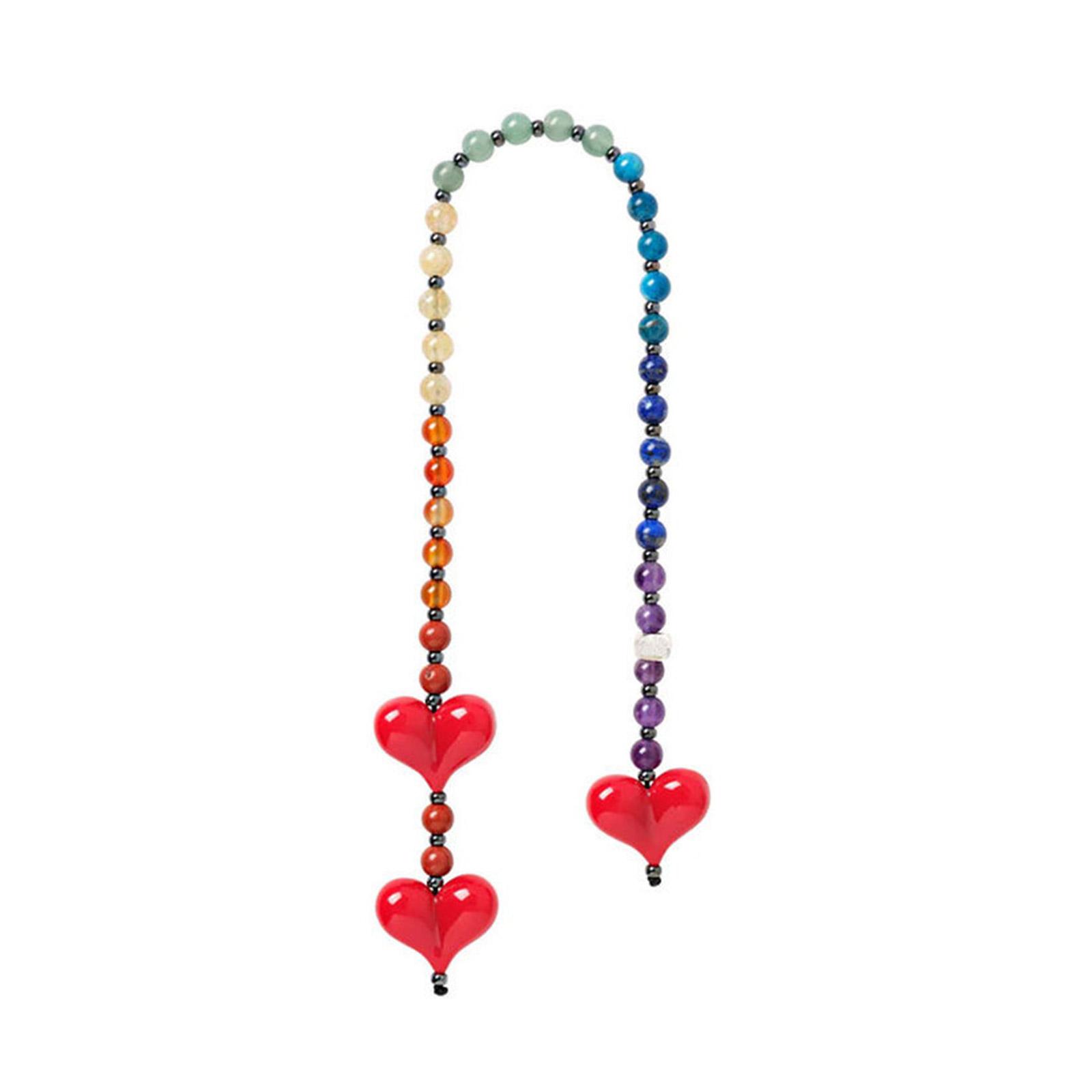 

Прочный стеклянный брелок в форме сердца, милый розовый кулон с узором в виде сердечек для различных целей и случаев королевский синий