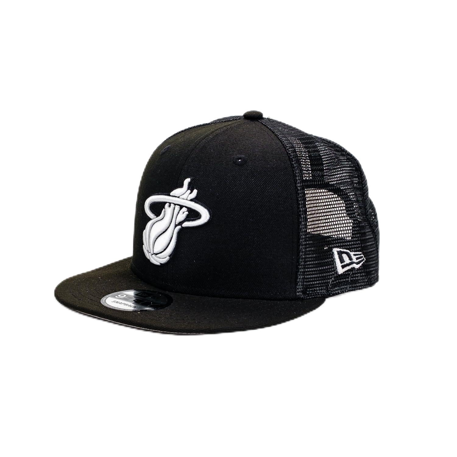 

Mesh Cap 9FIFTY BLACK WHITE Snapback NBA Miami Heat Miami Heat [New Era] &
