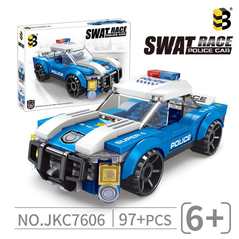 Series Police City Car Plastic Building Blocks Toy For Children Play Creative