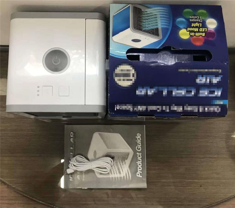 Car Air Cooler Small Car Air Conditioning Appliances Mini Fans Air Cooling Fan Summer Portable Conditioner Auto 7 Colors