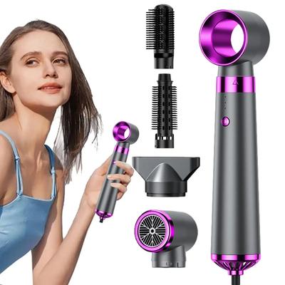 Multifunktions-Haartrockner, 5-in-1-Heißluftkamm, automatischer Lockenstab, glatter Haarkamm, Haartrockner, Werkzeug im Salonstil, schnelles Trocknen