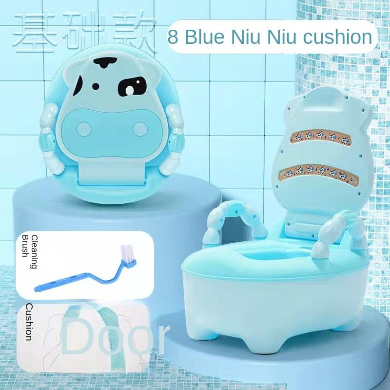 

Детский туалет Туалет Детский туалет Мальчики и девочки Подкладное судно Маленький детский туалет Бытовой писсуар Ведро для детской мочи Портативный горшок синий