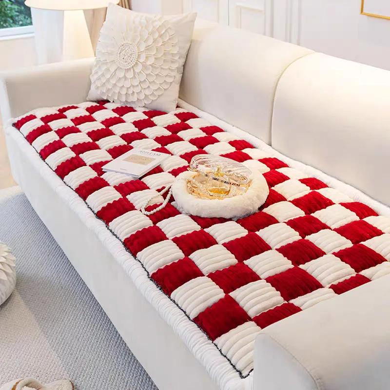 Modern Minimalist Thickened Warm Pet Cat Scratchable Blanket Anti-slip Washable Cushion Sofa Cover For Large Dogs Pet Supplies